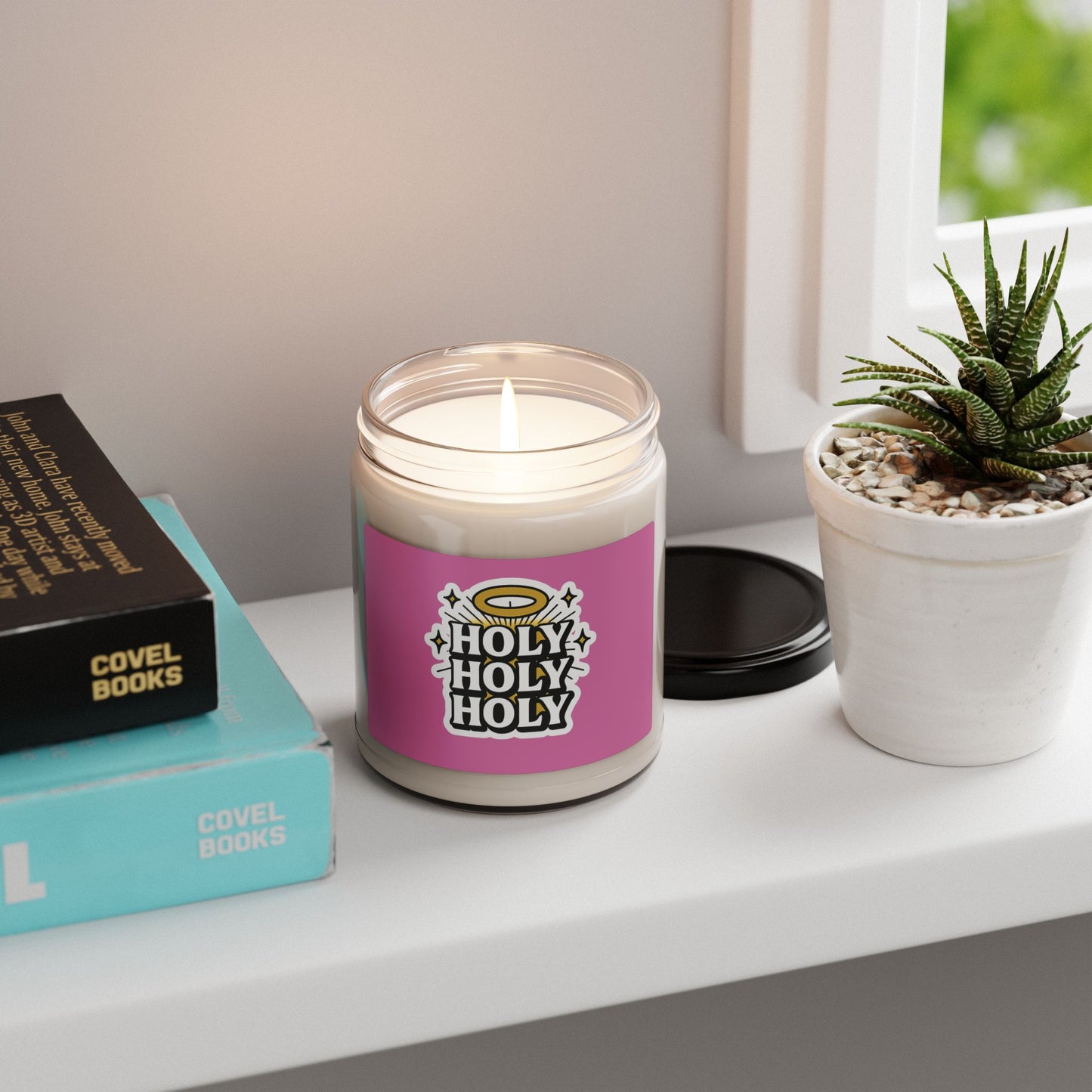 Holy Holy Holy Scented Soy Candle | 9oz Aromatherapy Gift | Perfect for Relaxation, Meditation, Home Decor, Holidays