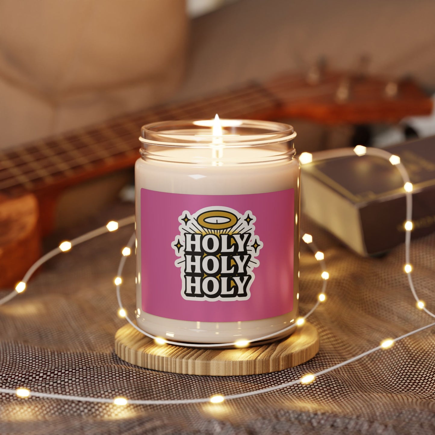 Holy Holy Holy Scented Soy Candle | 9oz Aromatherapy Gift | Perfect for Relaxation, Meditation, Home Decor, Holidays