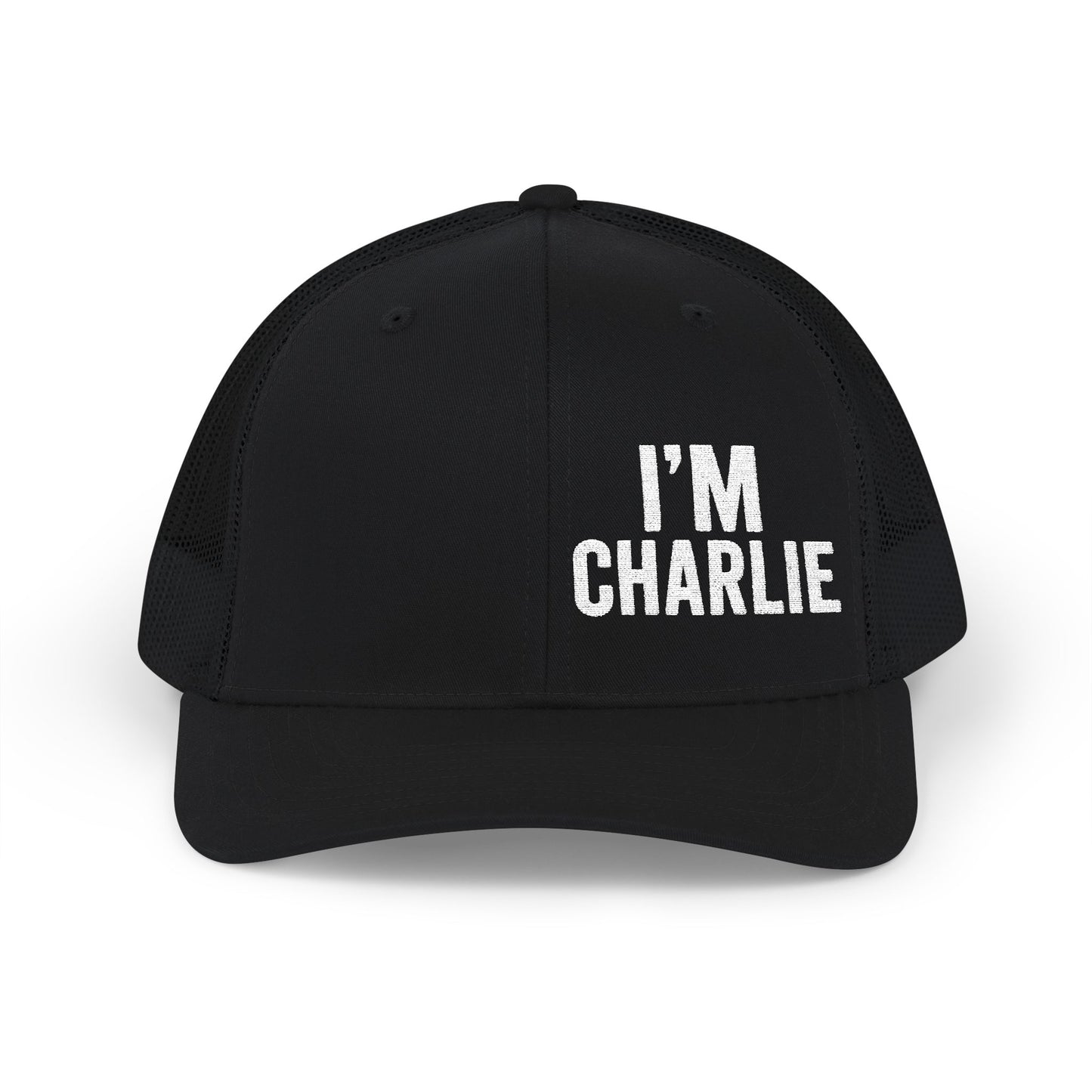 Personalized Snapback Trucker Cap - I'm Charlie, Custom Embroidery Hat, Gift for Him, Casual Style, Father’s Day, Birthday