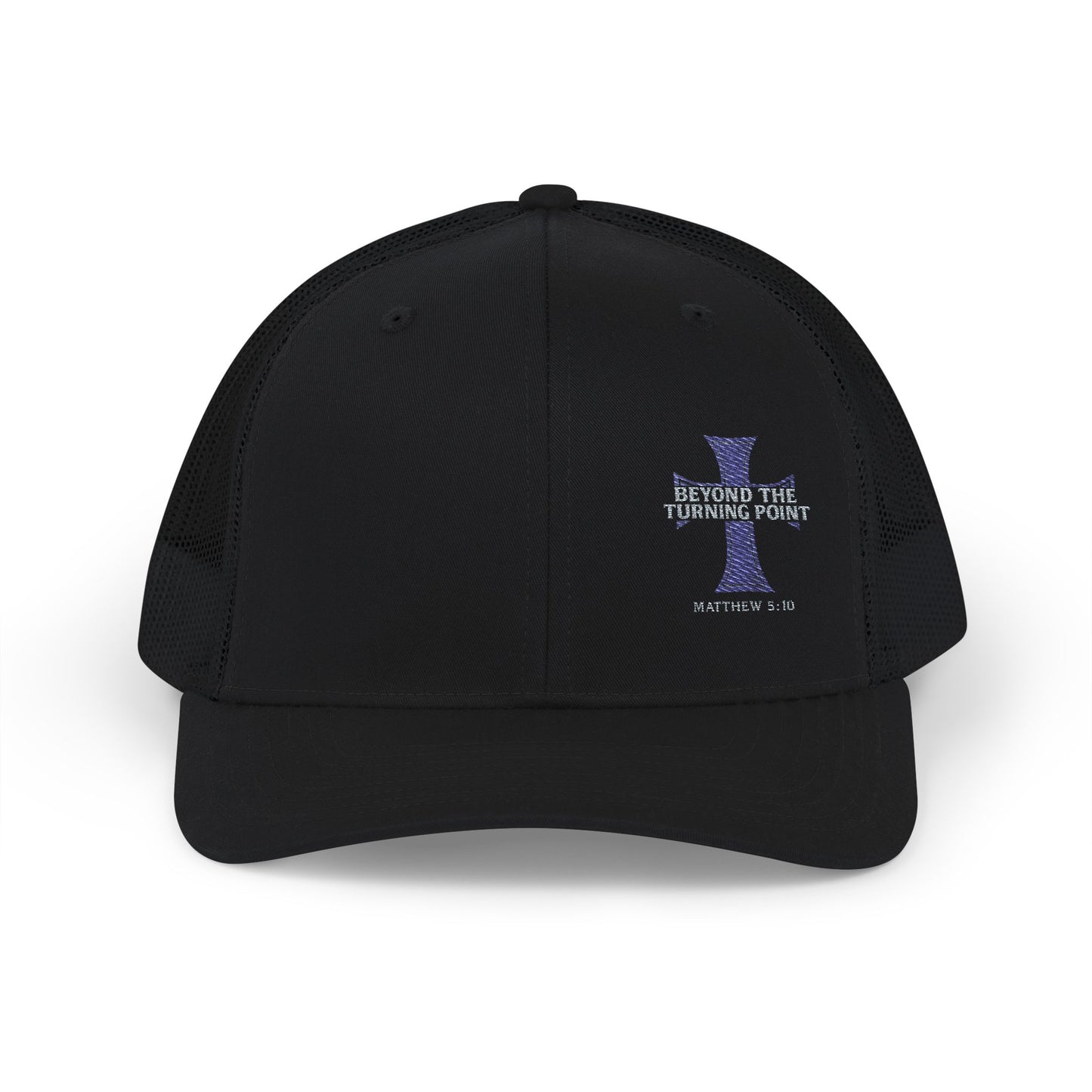 Stylish Embroidered Snapback Trucker Cap, Perfect Gift for Dad, Adjustable Cap for Men, Casual Outdoor Hat, Faith-Based Headwear