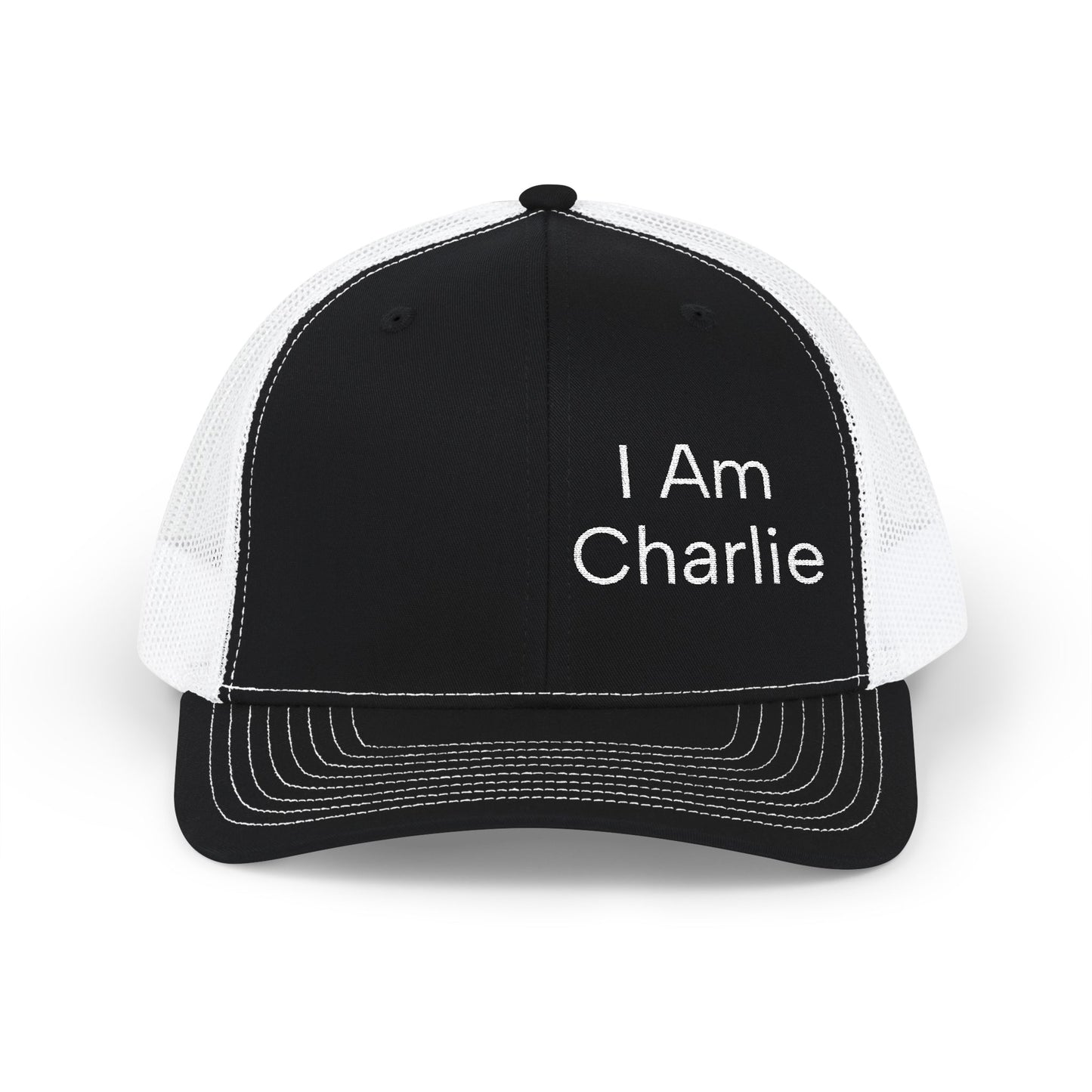 Personalized Snapback Trucker Cap - I'm Charlie, Custom Embroidery Hat, Gift for Him, Casual Style, Father’s Day, Birthday