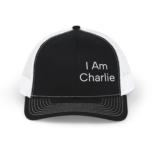 Personalized Snapback Trucker Cap - I'm Charlie, Custom Embroidery Hat, Gift for Him, Casual Style, Father’s Day, Birthday