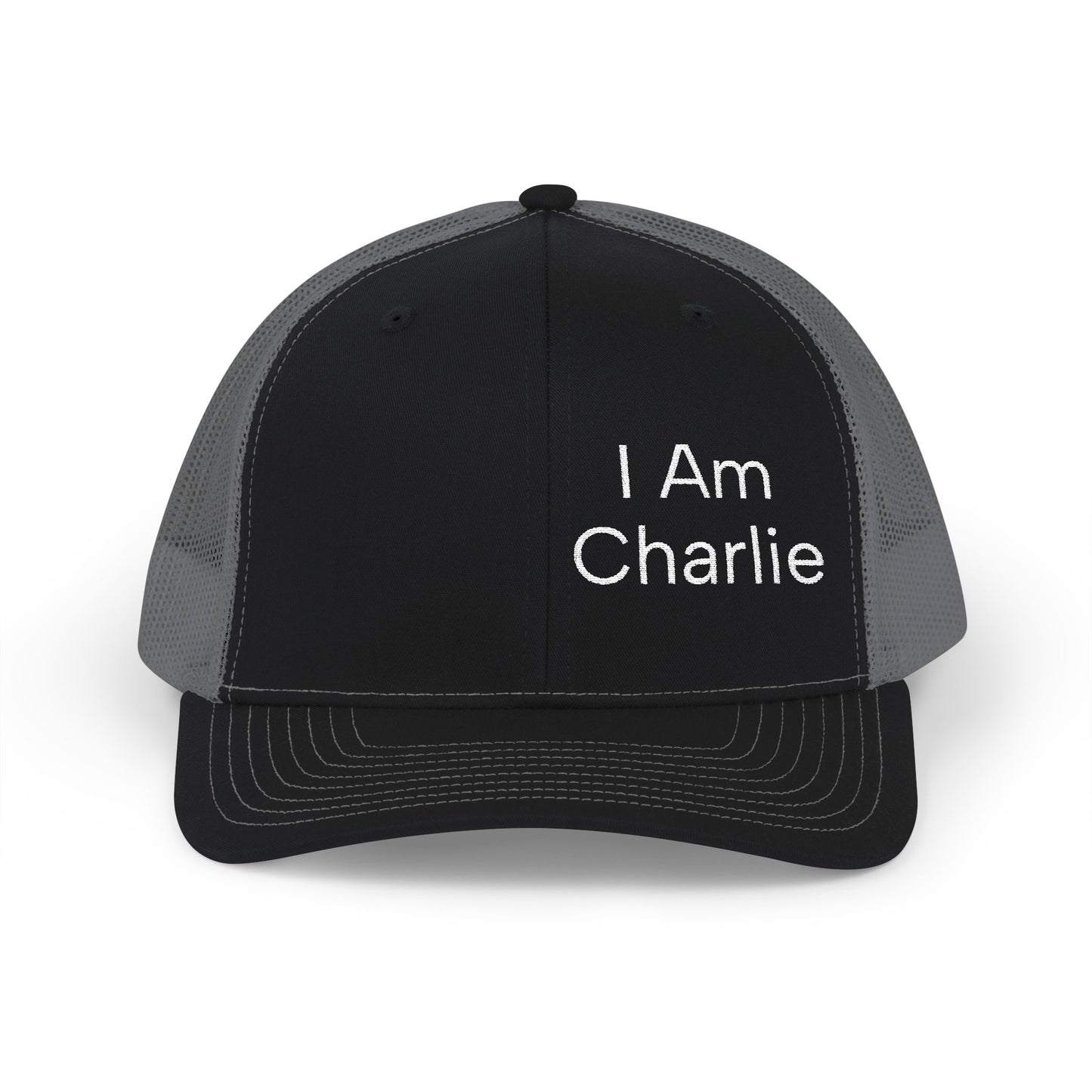 Personalized Snapback Trucker Cap - I'm Charlie, Custom Embroidery Hat, Gift for Him, Casual Style, Father’s Day, Birthday