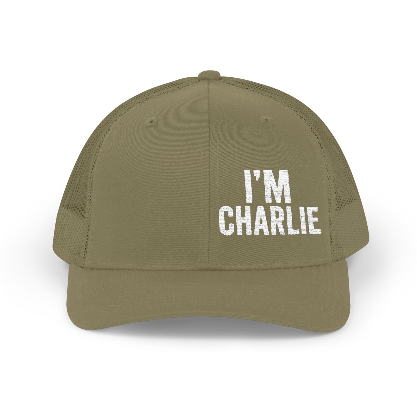 Personalized Snapback Trucker Cap - I'm Charlie, Custom Embroidery Hat, Gift for Him, Casual Style, Father’s Day, Birthday