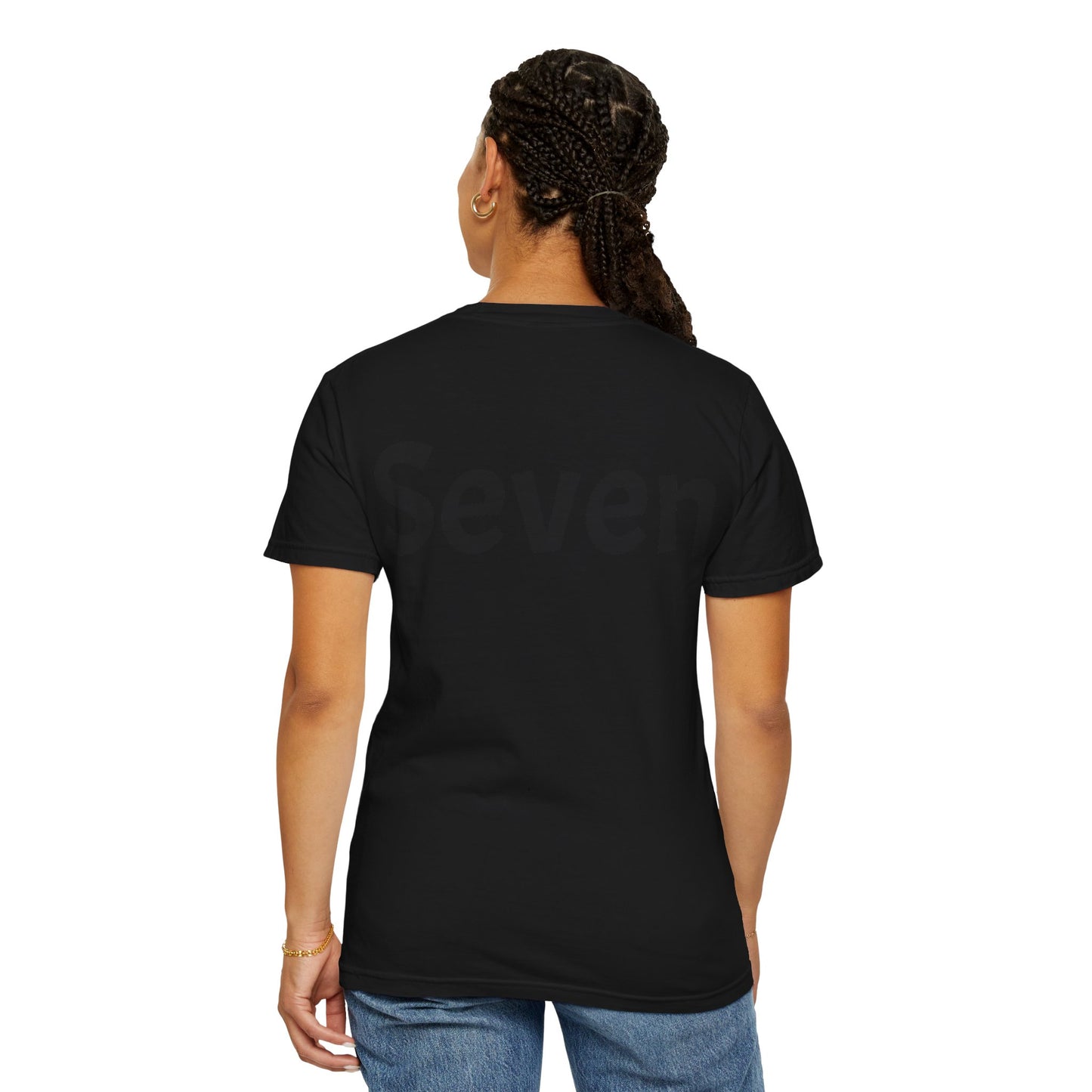 Unique Garment-Dyed T-Shirt with Fun Number Print, Stylish Casual Wear, Birthday Gift, Graphic Tee, Everyday Comfort