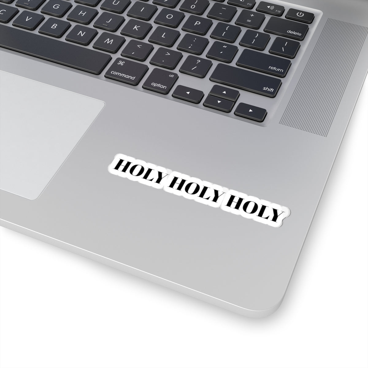 Holy Holy Holy Kiss-Cut Stickers | Faith-Based Vinyl Decals for Worship, Spiritual Gifts, Laptop Decor, Religious Aesthetics, Home Office