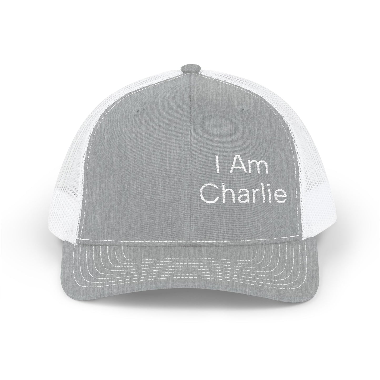 Personalized Snapback Trucker Cap - I'm Charlie, Custom Embroidery Hat, Gift for Him, Casual Style, Father’s Day, Birthday