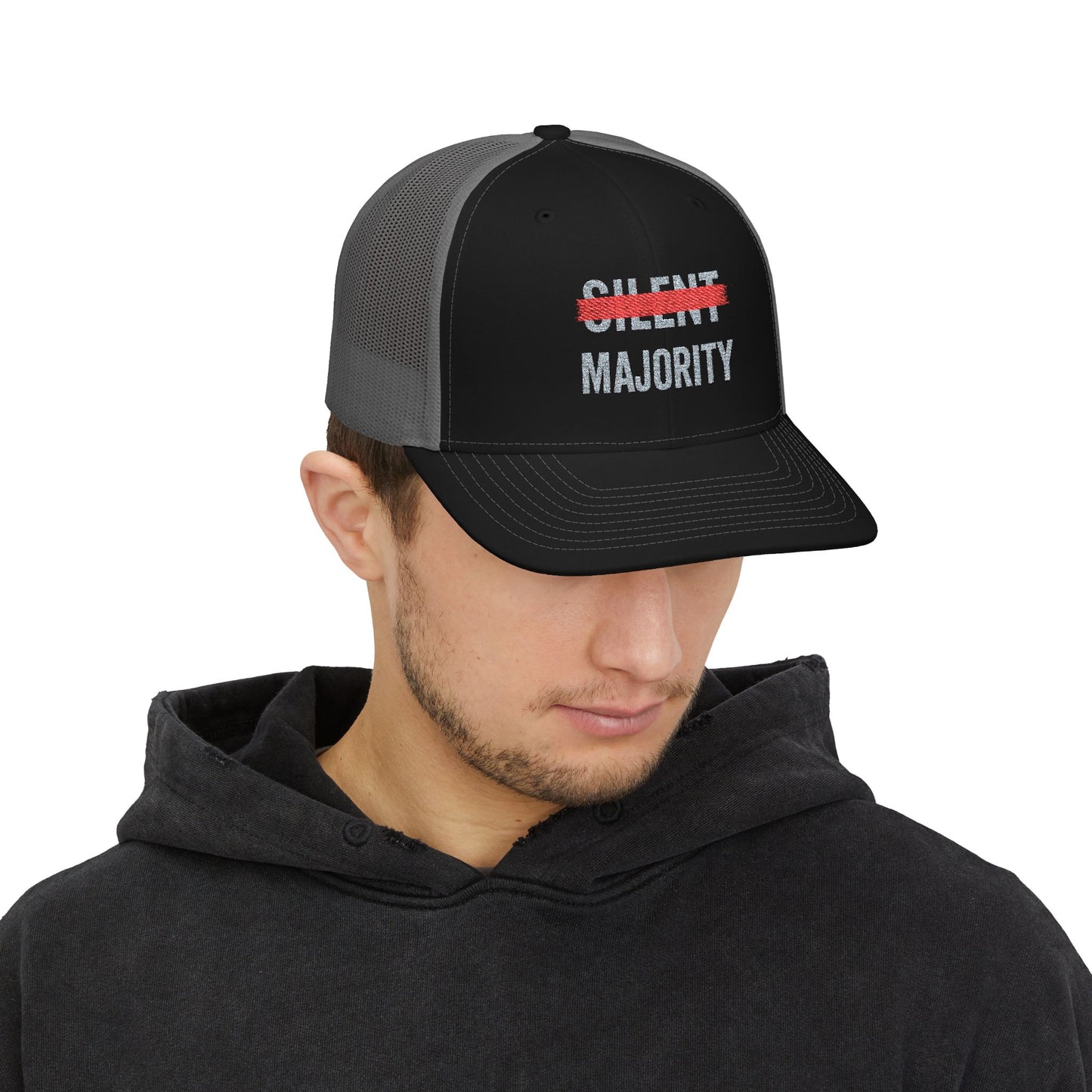 Modern & Bold Snapback Trucker Cap - Stylish Statement Hat for Self-Expression, Adjustable Fit, Perfect for Events, Gifts, Everyday Wear