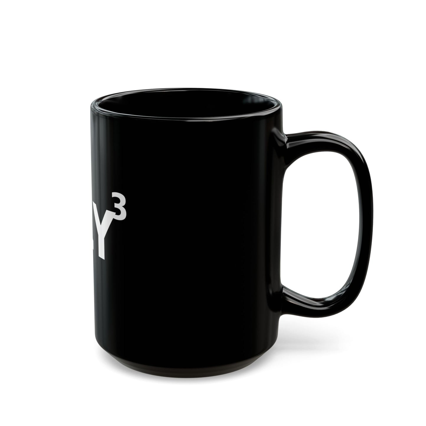 Stylish Black Mug for Coffee Lovers, Perfect for Gifts, Home & Office, Holiday and Celebration Accessory, Y3 Design