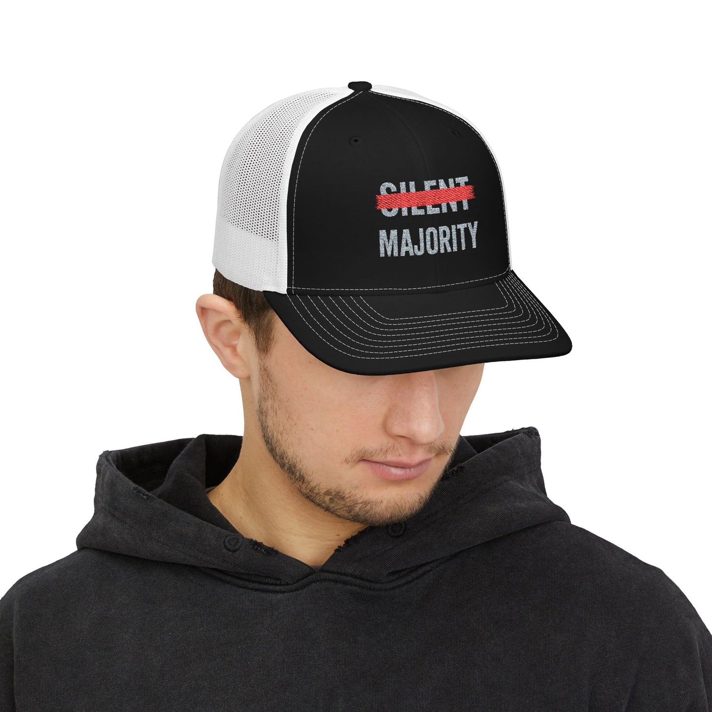 Modern & Bold Snapback Trucker Cap - Stylish Statement Hat for Self-Expression, Adjustable Fit, Perfect for Events, Gifts, Everyday Wear