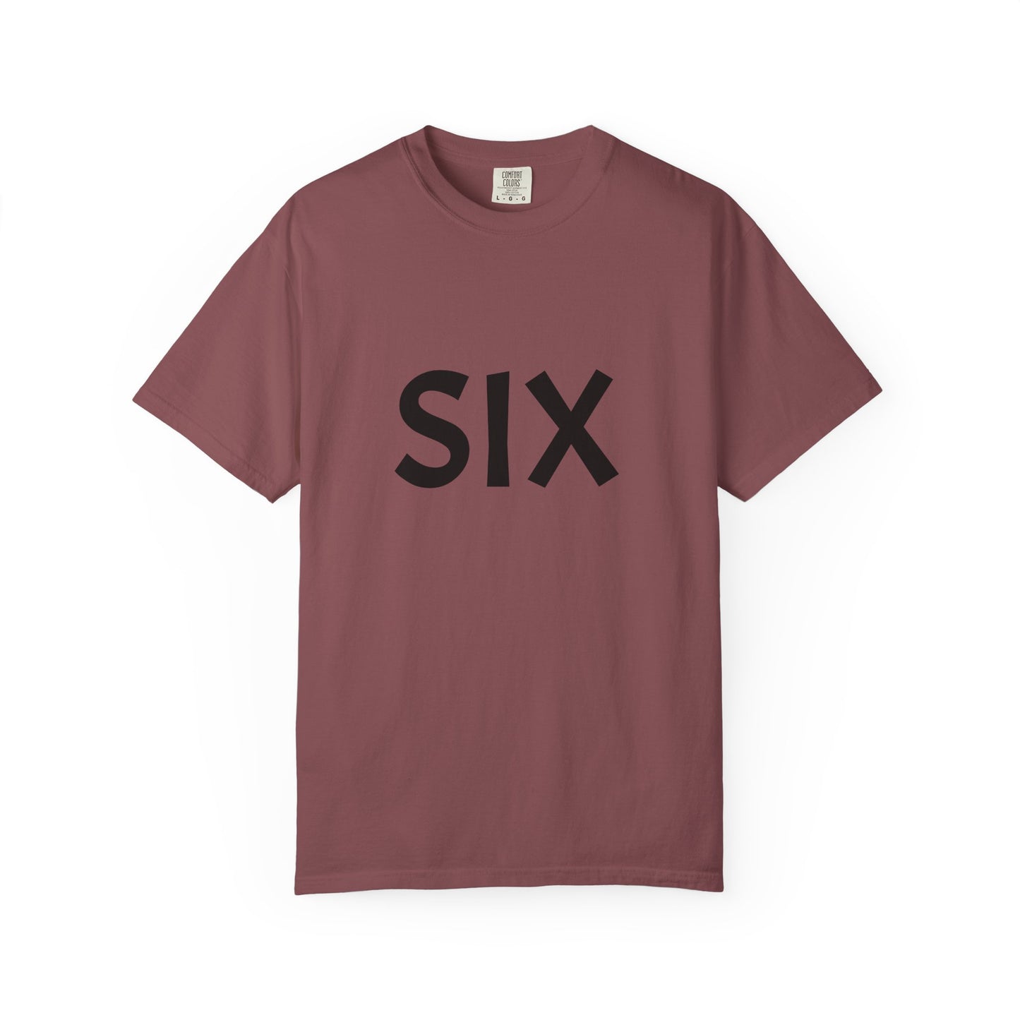 Unique Garment-Dyed T-Shirt with Fun Number Print, Stylish Casual Wear, Birthday Gift, Graphic Tee, Everyday Comfort