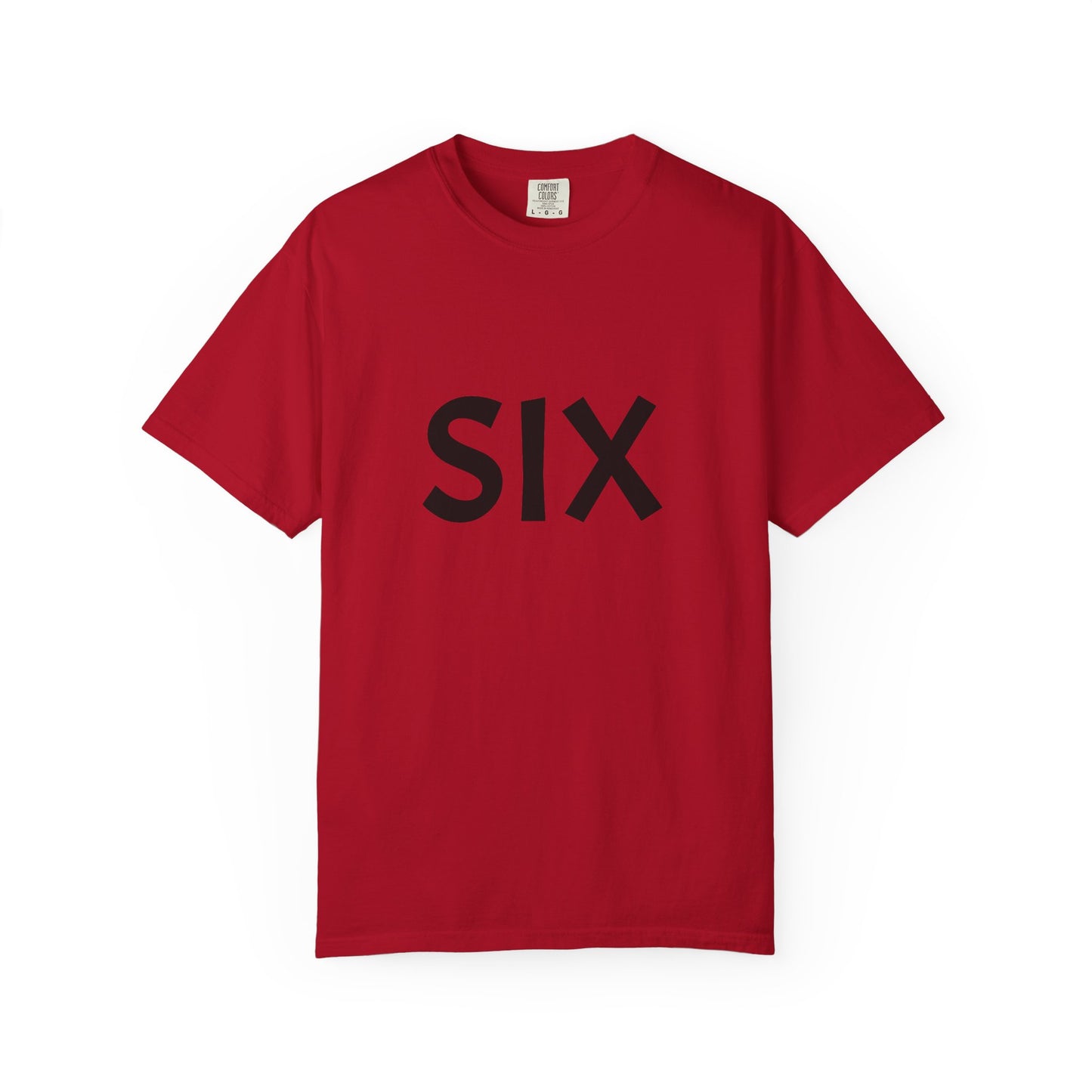 Unique Garment-Dyed T-Shirt with Fun Number Print, Stylish Casual Wear, Birthday Gift, Graphic Tee, Everyday Comfort