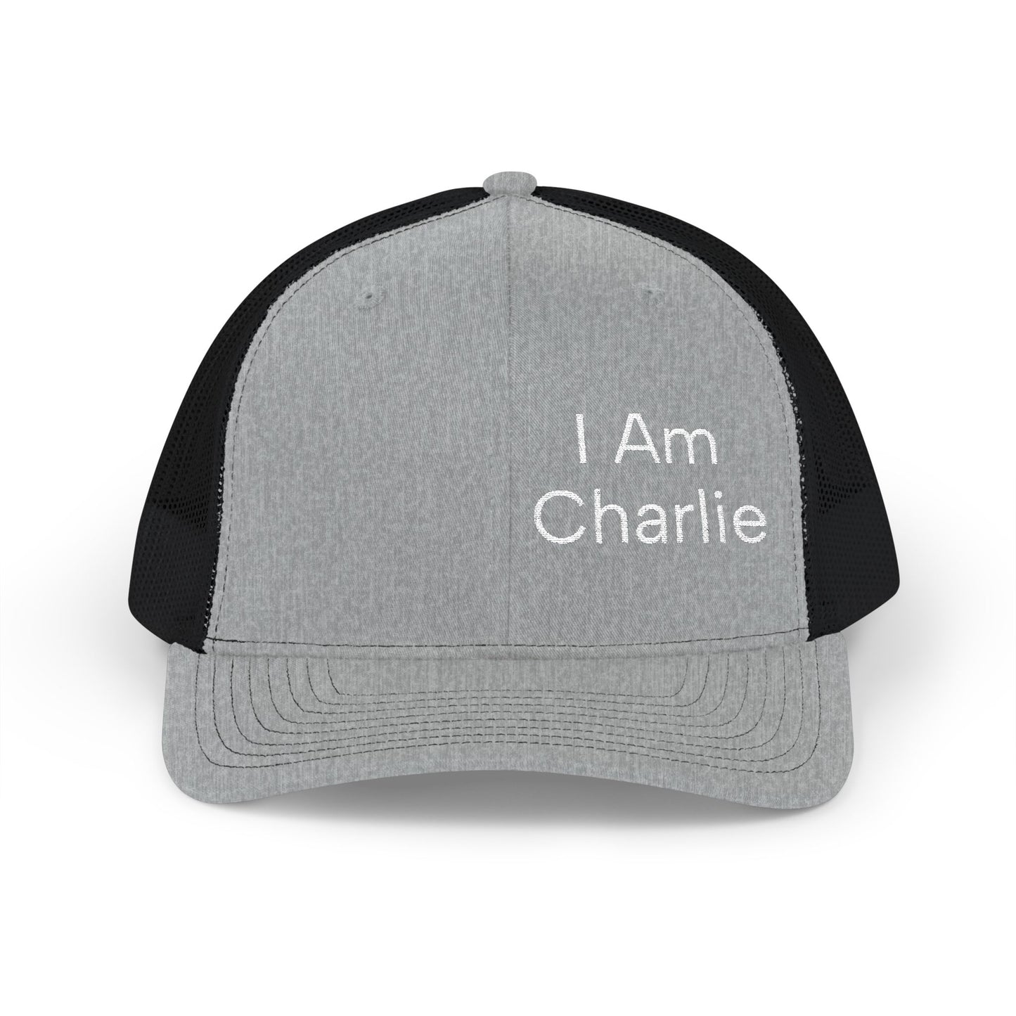 Personalized Snapback Trucker Cap - I'm Charlie, Custom Embroidery Hat, Gift for Him, Casual Style, Father’s Day, Birthday