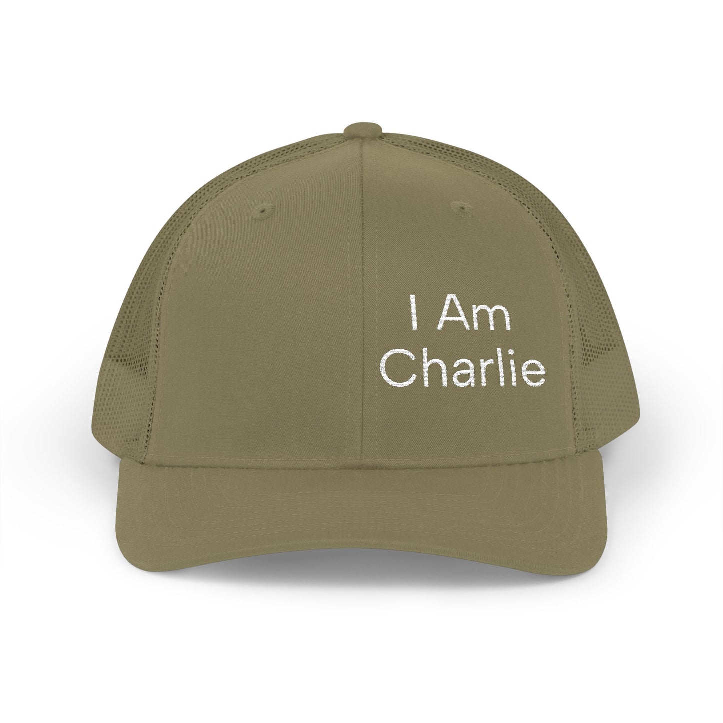 Personalized Snapback Trucker Cap - I'm Charlie, Custom Embroidery Hat, Gift for Him, Casual Style, Father’s Day, Birthday