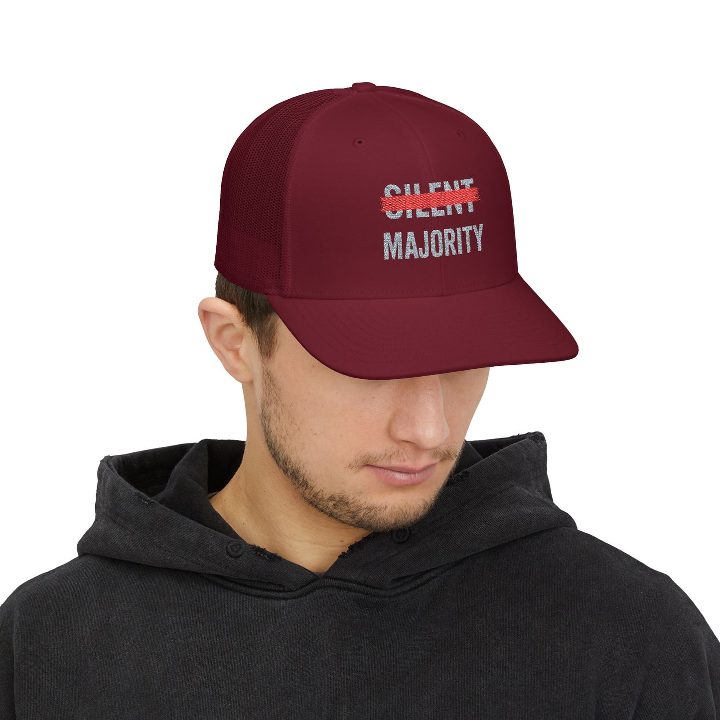 Modern & Bold Snapback Trucker Cap - Stylish Statement Hat for Self-Expression, Adjustable Fit, Perfect for Events, Gifts, Everyday Wear