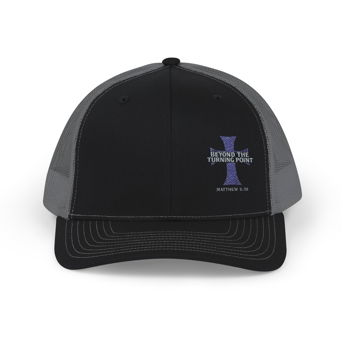 Stylish Embroidered Snapback Trucker Cap, Perfect Gift for Dad, Adjustable Cap for Men, Casual Outdoor Hat, Faith-Based Headwear
