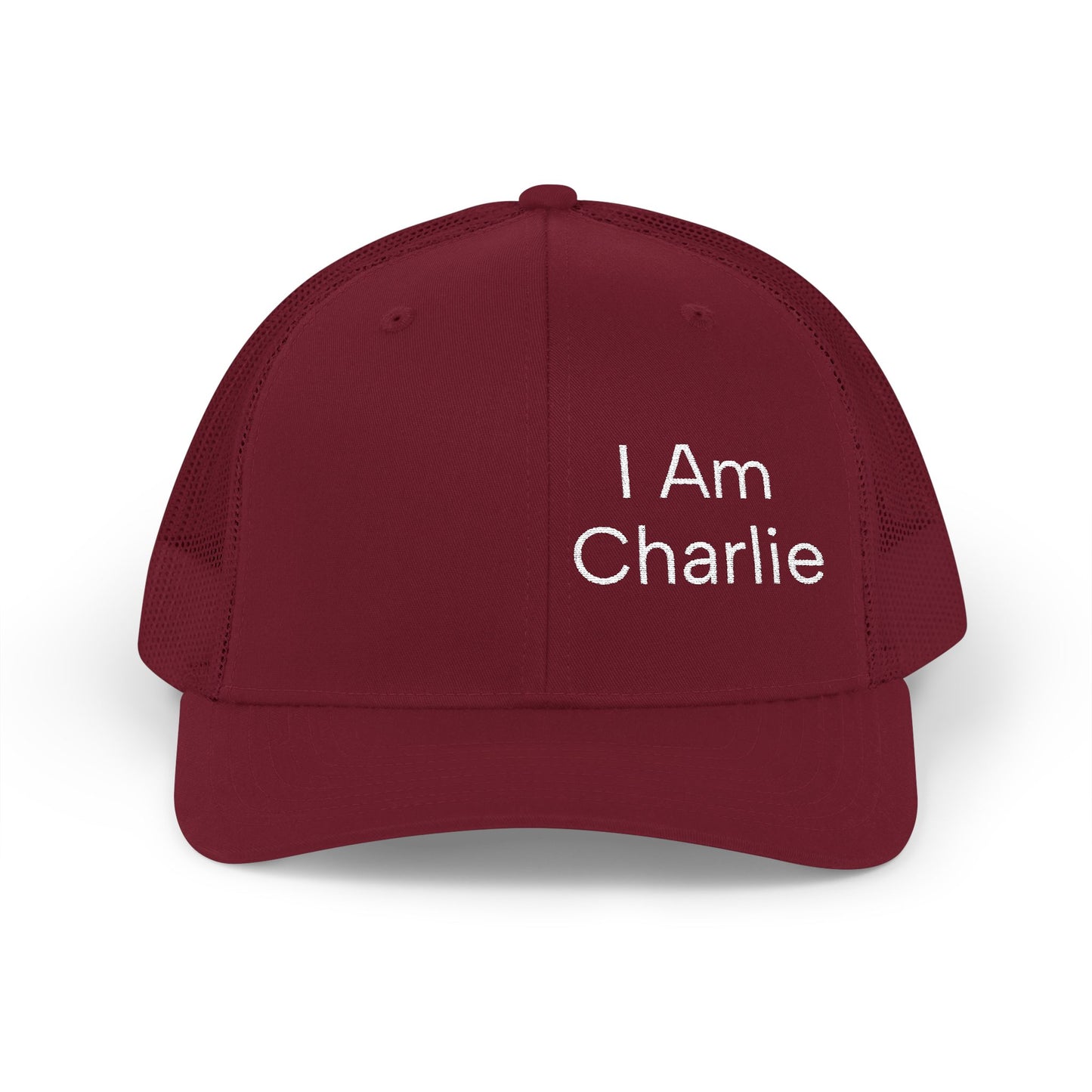 Personalized Snapback Trucker Cap - I'm Charlie, Custom Embroidery Hat, Gift for Him, Casual Style, Father’s Day, Birthday